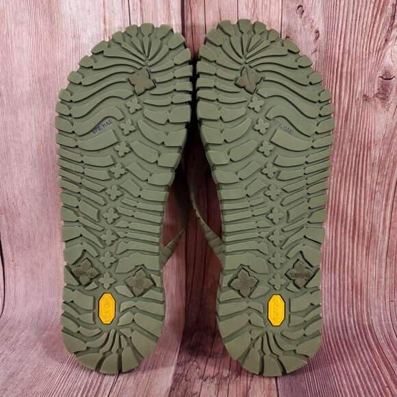 *READ* Rare Vibram Mens 45/46 US 11-12 Tropical Carrarmato Sandal Jungle Green - Picture 13 of 15